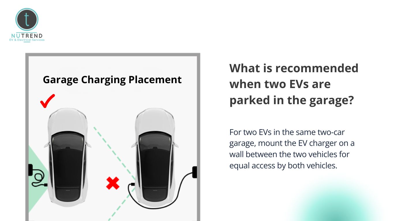 What is recommended when two EVs are parked in the garage